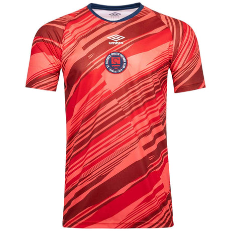 Umbro St Patricks Athletic Football Club Euro 2025 Kids Warm Up Jersey Front View