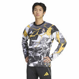 adidas Real Madrid Football 2025/26 Mens Pre-Match Crew Top