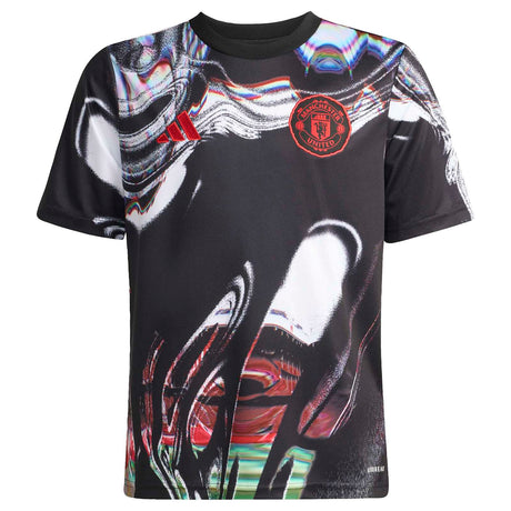 adidas Manchester United Football 2025/26 Kids Pre-Match Jersey