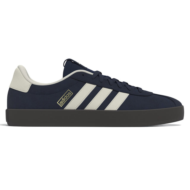 adidas VL Court 3.0 Mens Regular-Fit Leather Lace Trainer