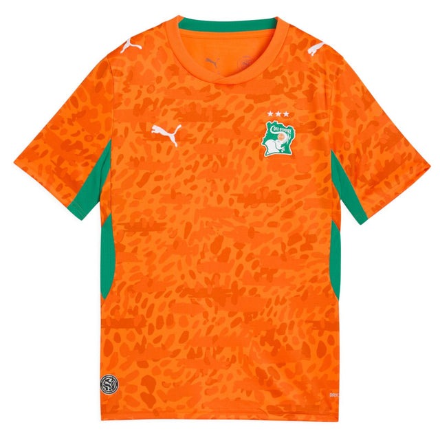 Puma Ivory Coast Football World Cup 2026 Kids Home Jersey