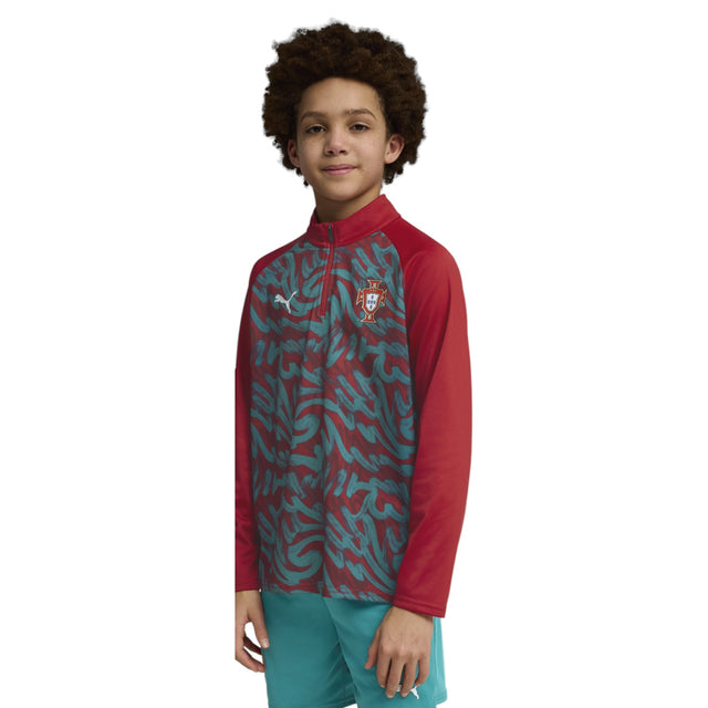 Puma Portugal Football World Cup 2026 Kids Warmup Half-Zip