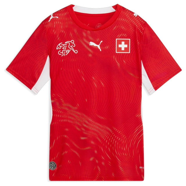 PUMA Switzerland World Cup 2026 Kids Football Home Jersey