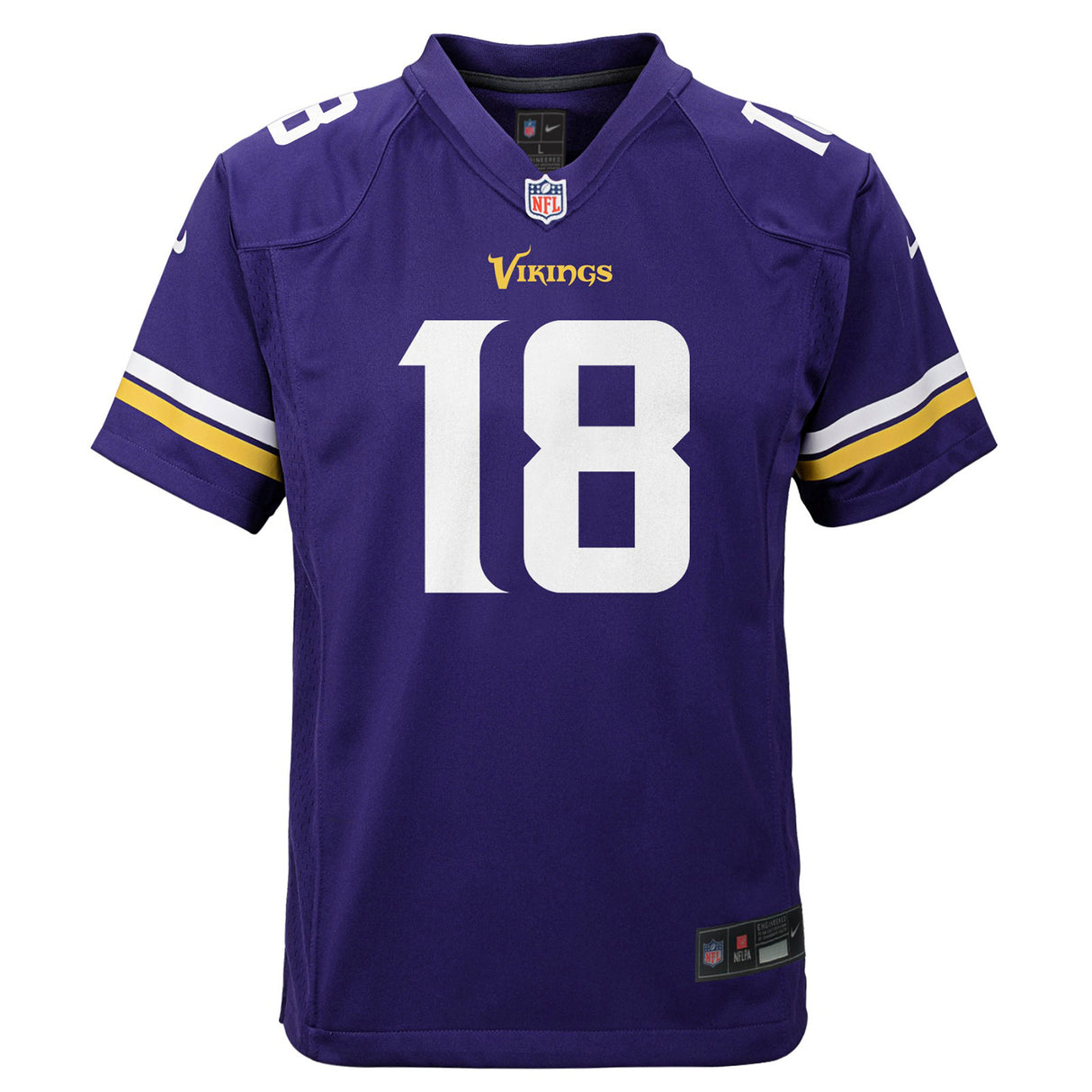NIKE VIKINGS JEFFERSON 18 KIDS JSY PUR