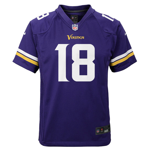 NIKE VIKINGS JEFFERSON 18 KIDS JSY PUR