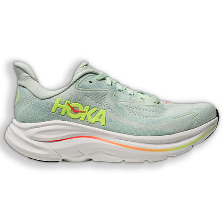 HOKA CLIFTON 10 WIDE WOMENS GREEN