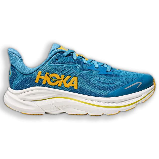 HOKA CLIFTON 10 BIG KIDS BLUE