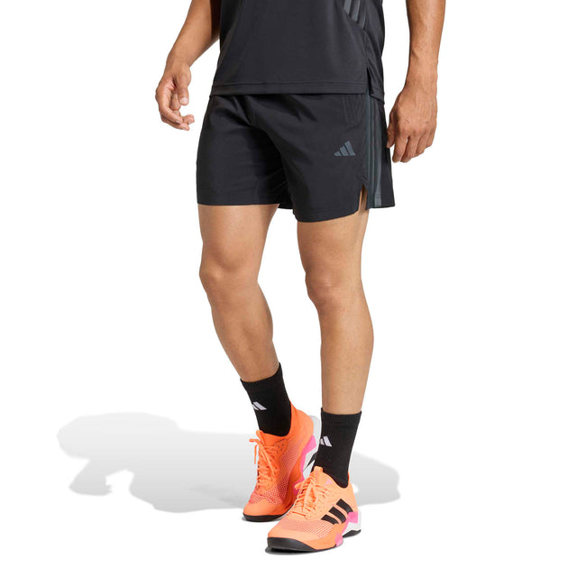 adidas Tech Essentials 3-Stripe Mens Regular-Fit Workout Shorts