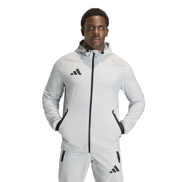 adidas Tiro Travel Mens Windbreaker Hood Jacket