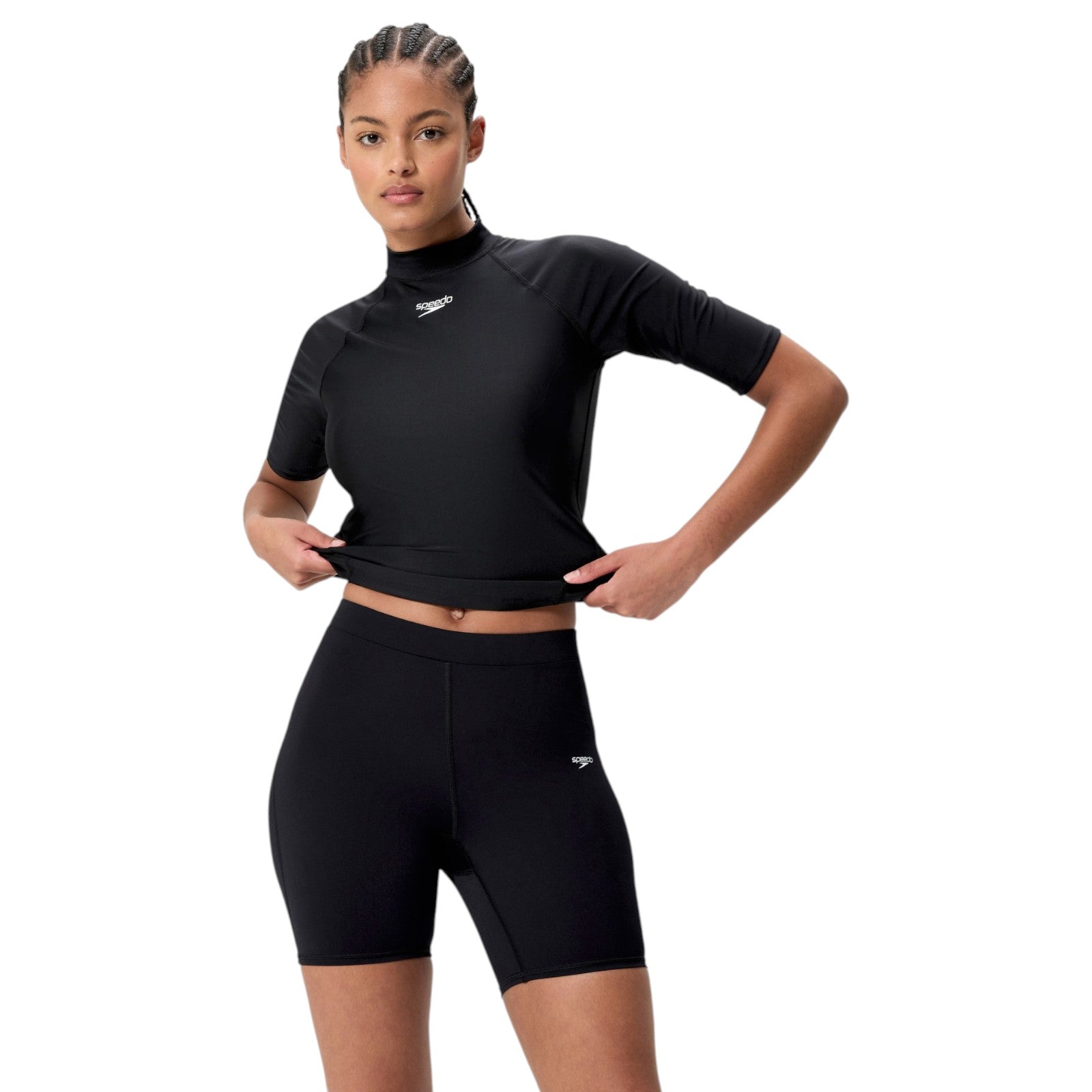 Speedo Women's Endurance+ Swim Bottom With Zip Pocket – High Waist