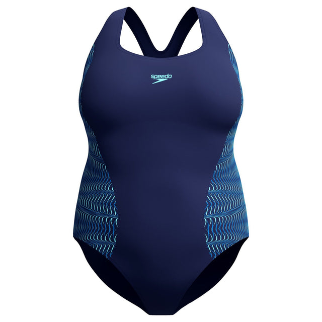 Speedo Plus Size Medalist Womens One-Piece Swimsuit
