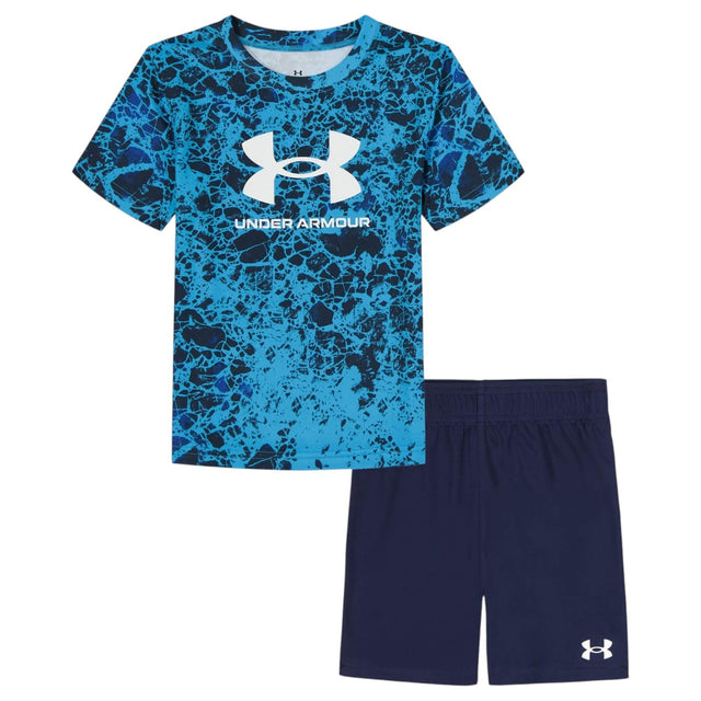 Under Armour Tech Printed Two-Piece Top/Short Kids Set