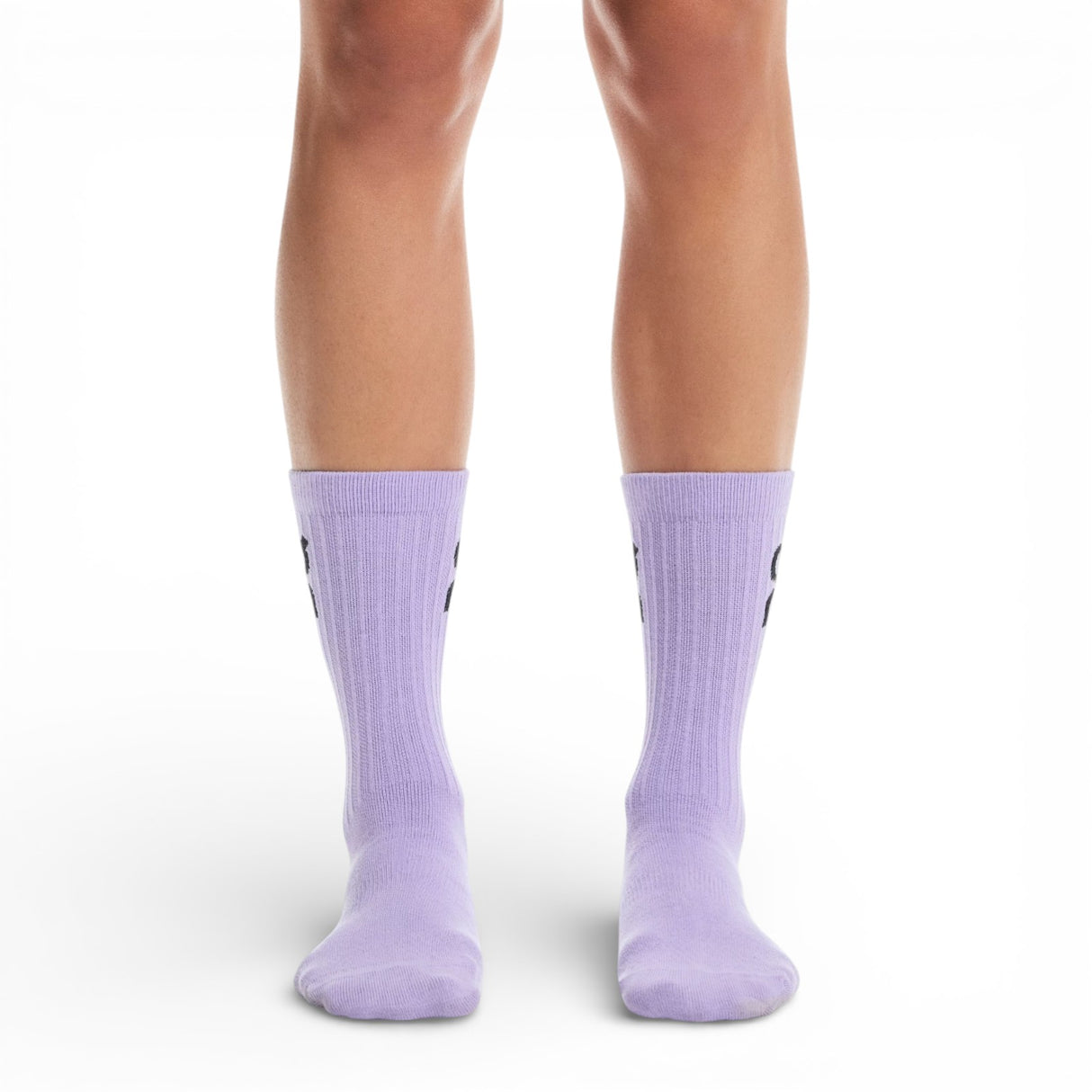 ON ON LOGO CREW SOCK WHITE