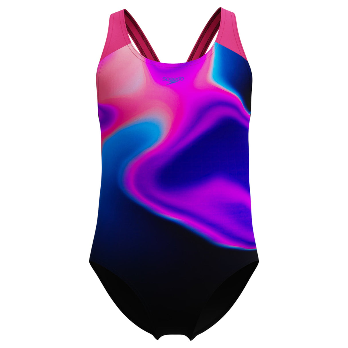 Speedo Endurance+ Printed Splashback Girls One-Piece Swimsuit