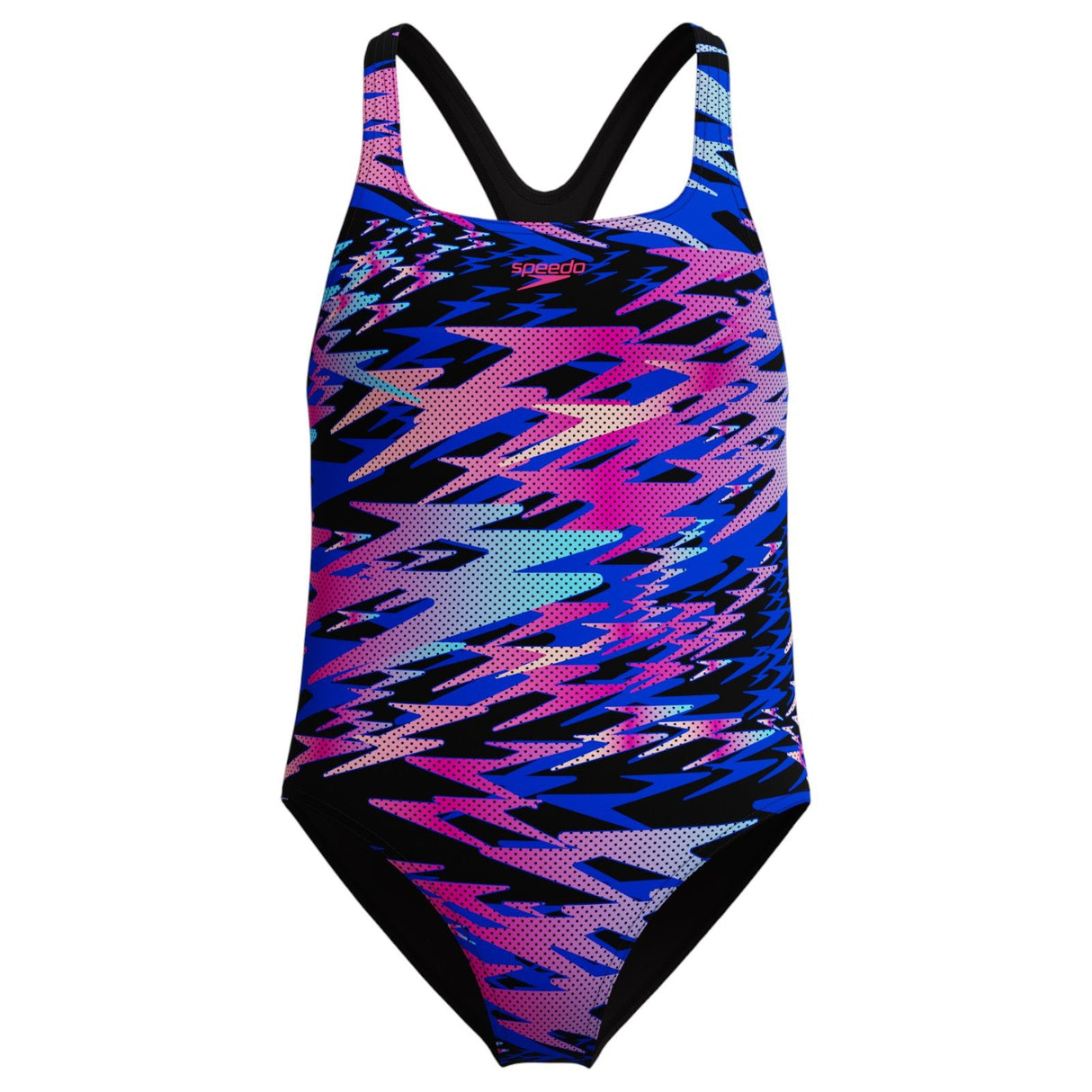 Speedo Hyperboom Allover Medalist Girls One-Piece Swimsuit