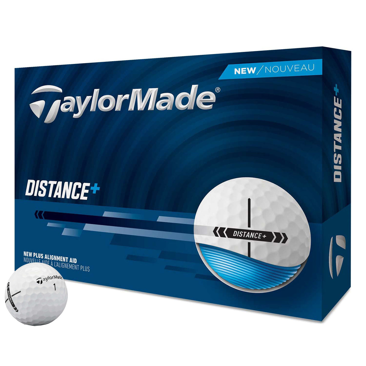 Taylormade Distance Plus 2025 Golf Balls White