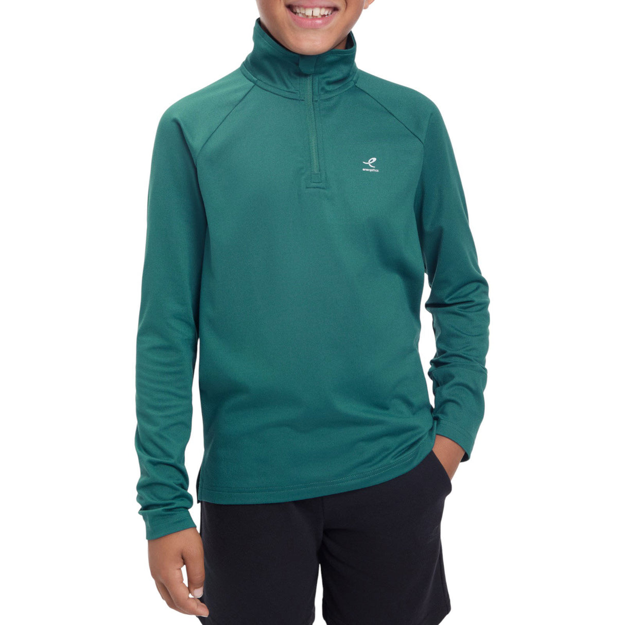 Energetics Cusco Stretch Kids Long-Sleeve Half-Zip Top