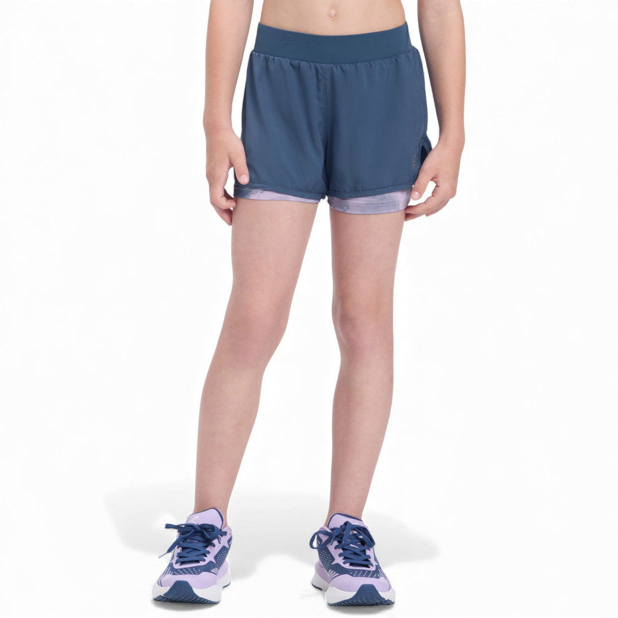 Energetics Bamas VI 2 in 1 Girls Lightweight Shorts