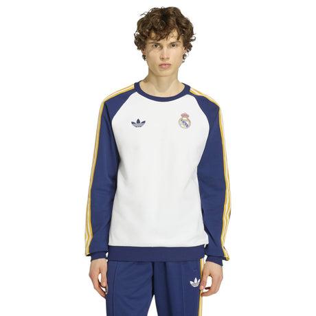 adidas Real Madrid Football Originals Adults Crewneck Sweatshirt