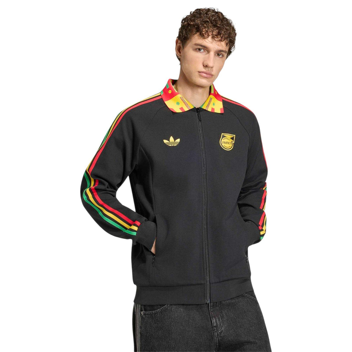 adidas Jamaica Football WC 2026 Mens Away Anthem Jacket