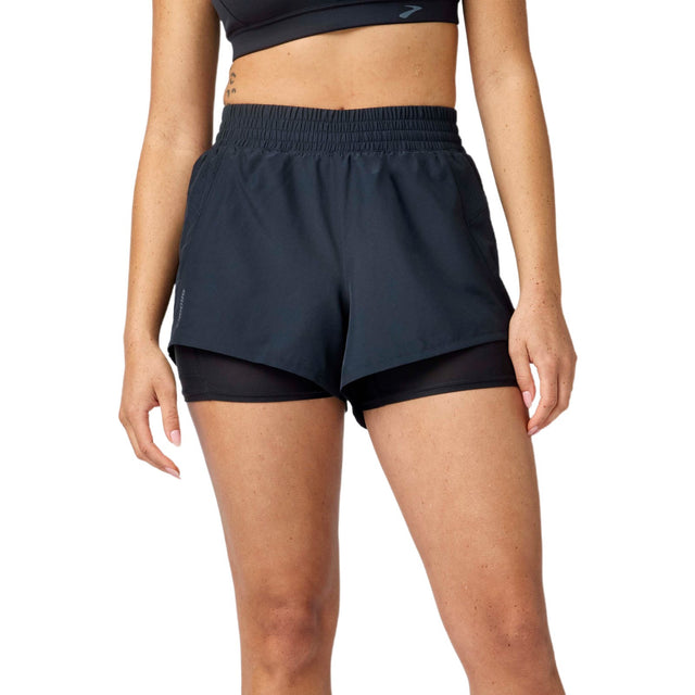 Brooks Dash 2-in-1 Womens Lightweight Running Shorts