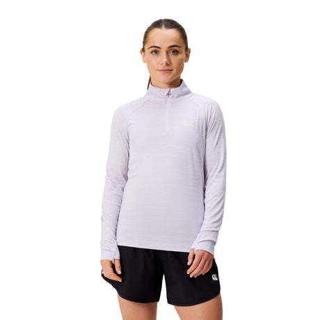 Canterbury Tempo+ Womens Half-Zip Knit Pullover Top