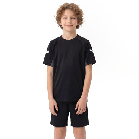 Puma Boys IndividualLIGAJersey Jr Black