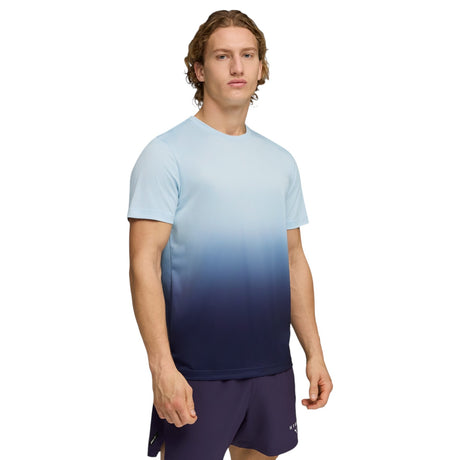 Puma X Hyrox Mens Poly Graphic Tee Blue
