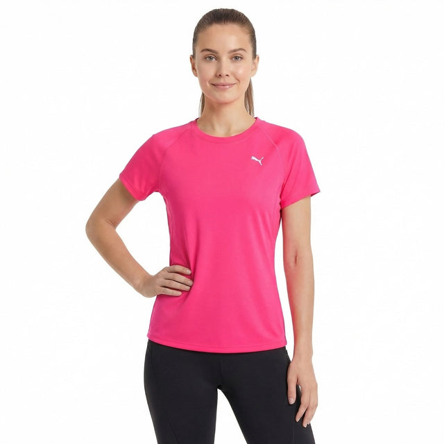 Puma Wmn Run Velocity Poly Tee Pink