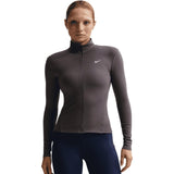 Nike W NK ONE DF FZ FITTED JKT Grey