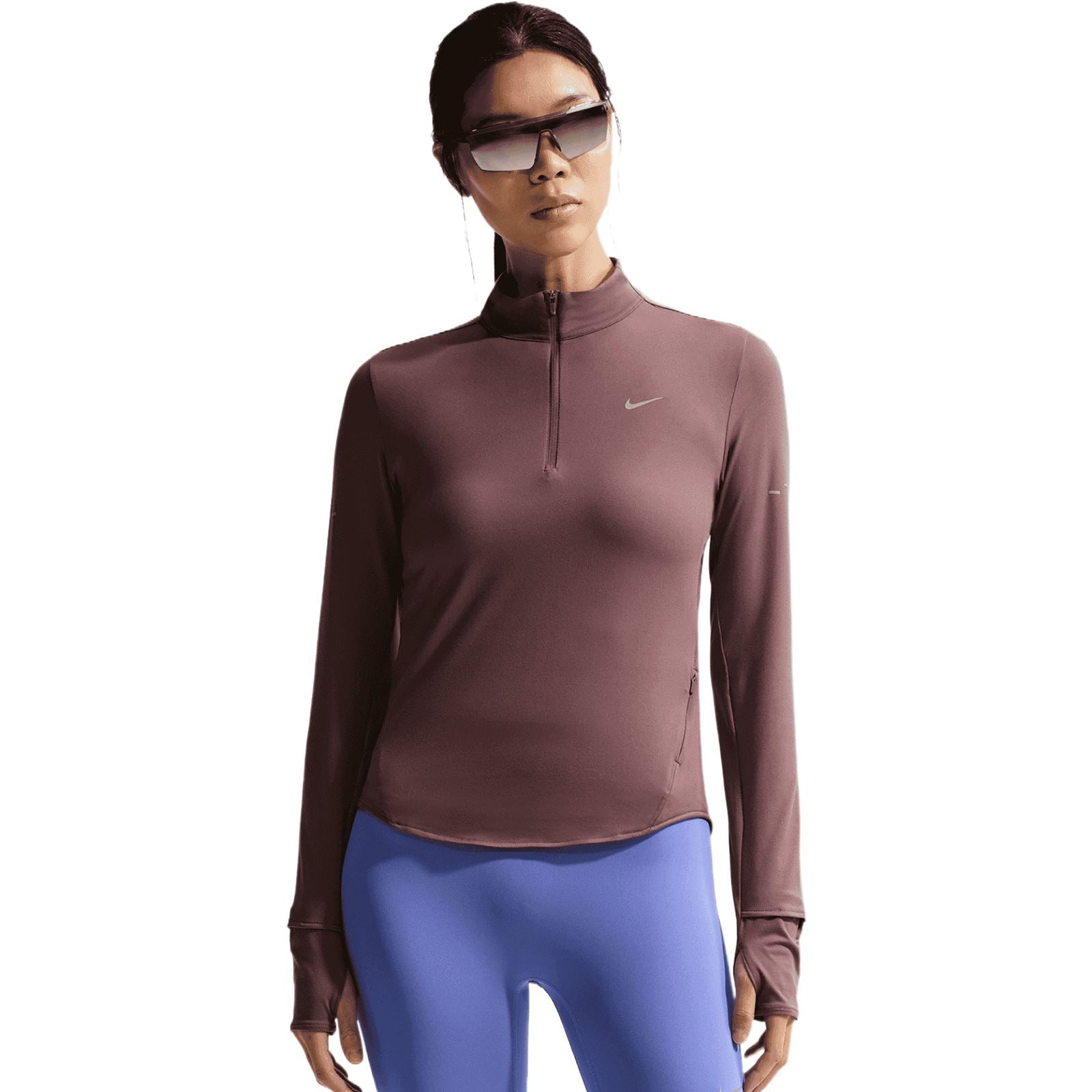 nike dry half zip uv top