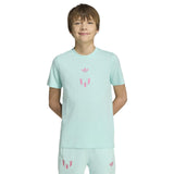 adidas Boys Messi Tref Tee Blue