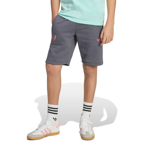adidas Messi Kids Regular-Fit Fleece Football Shorts