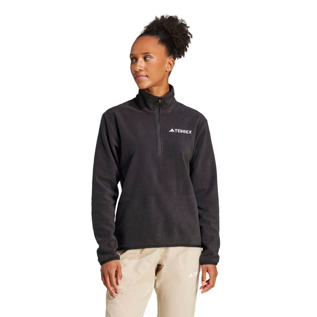 adidas Multi Essentials Womens Half-Zip Fleece Jacket