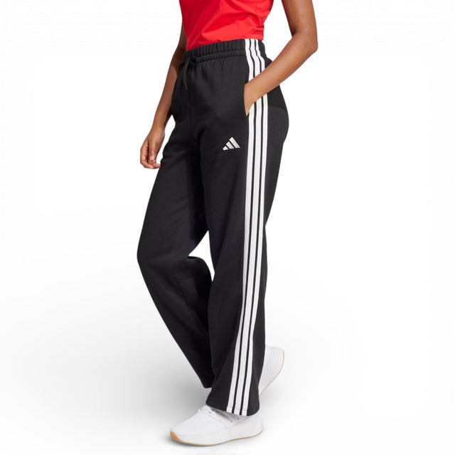 adidas Essentials 3-Stripes Open-Hem Womens Fleece Joggers