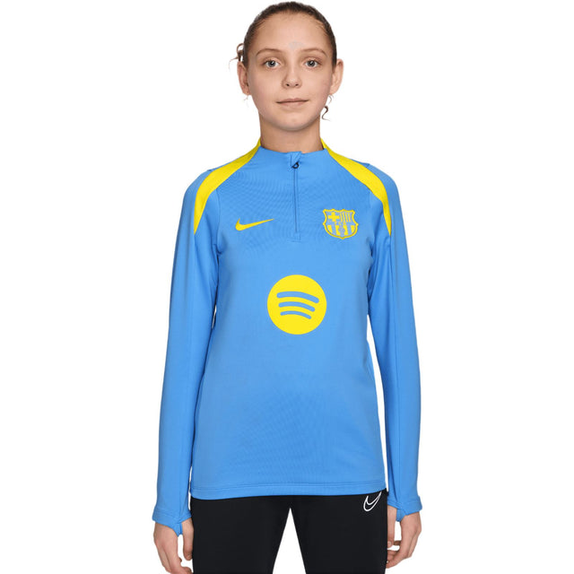 Nike FCB 25 Kids Strike Drill Top Blue