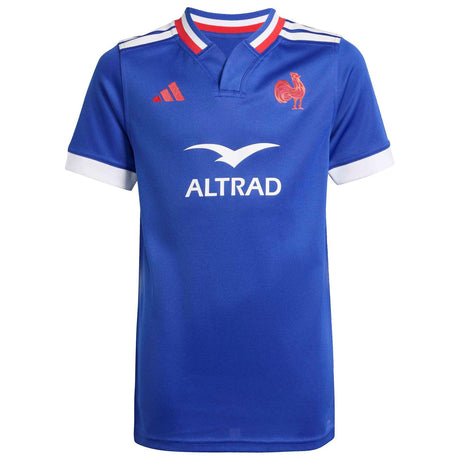 adidas France Rugby 2025/26 Kids Home Replica Jersey