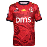 Canterbury Queensland Reds Rugby 2026 Mens Pasifika Warm-Up Tee