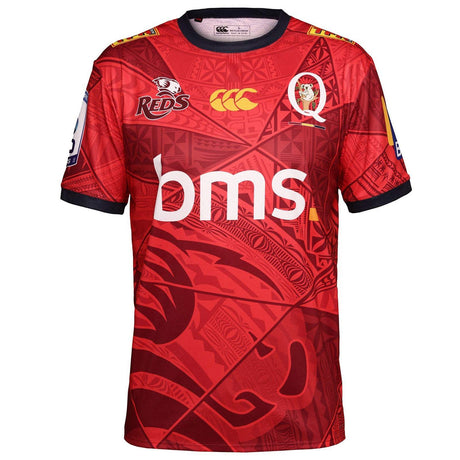 Canterbury Queensland Reds Rugby 2026 Mens Pasifika Warm-Up Tee