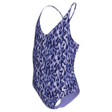Nike Swim Running Wild Girls Lace Up One Piece Swimsuit