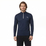 Puma Icon 2.0 Half-Zip Long Sleeve Mens Logo Golf Top