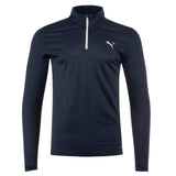 Puma Icon 2.0 Half-Zip Long Sleeve Mens Logo Golf Top