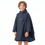 McKinley Lambaol III Half-Zip Kids Loose-Fit Rain Poncho