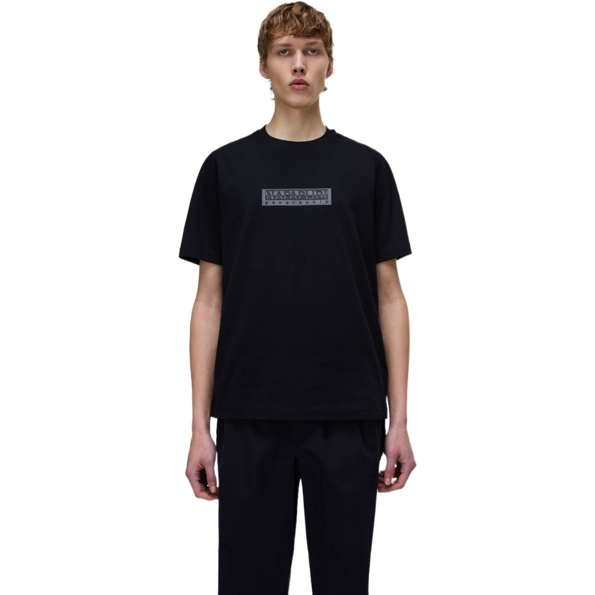 Napapijri Mens B-BOX LOGOTee Black