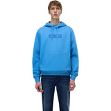 Napapijri Mens B-BOX LOGO Hoodie Blue