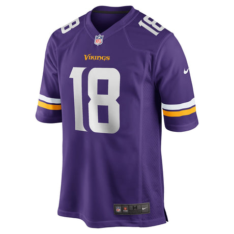NIKE Vikings Jefferson 18 Hm Jsy Purple