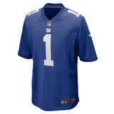 NIKE Giants Nabers Home Jersey Blue