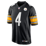 Nike NFL Steelers Mecalf 4 Home Game Jersey