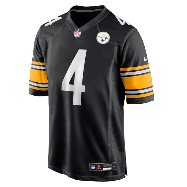 Nike NFL Steelers Mecalf 4 Home Game Jersey