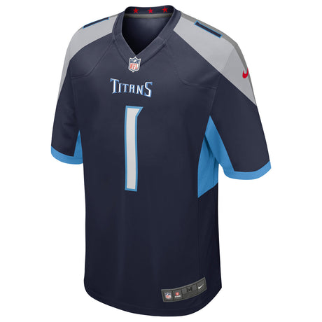 NIKE Titans Ward Home Jersey Navy